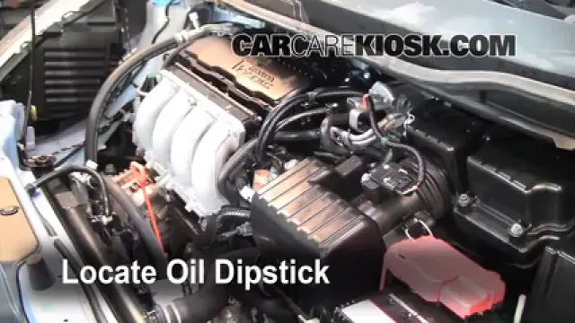 2010 Honda Fit Sport 1.5L 4 Cyl. Oil Check Oil Level